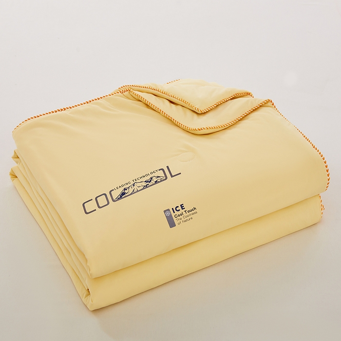 VIP被业 2026新款云母凉感丝A类夏被夏凉被空调被 黄色