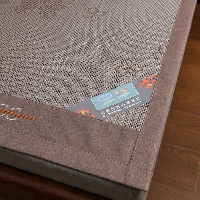 91家纺网 家纺一手货源 找家纺 苏迪网销供货 藤席-凉席 -2026新款凉席冰藤席冰丝席凉感空调席艾草藤席-冰藤席 高端冰藤席  蝶恋 银灰