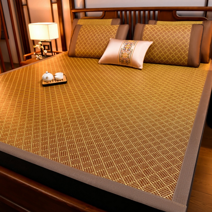 91家纺网 家纺一手货源 找家纺 （总）苏迪网销供货 藤席-凉席 -2026新款新款凉席冰藤席冰丝席凉感空调席艾草藤席-天然藤席