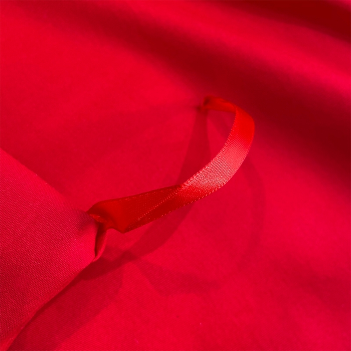 91家纺网 家纺一手货源 找家纺 晶缦家纺 2026新款喷气全棉13376纯棉刺绣花婚庆四件套 新婚快乐-红