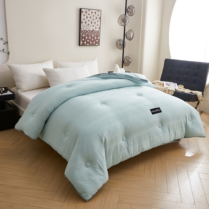 91家纺网 家纺一手货源 找家纺 （总）优雅星家纺 2026新款黑标立体提花大豆被 被子被芯