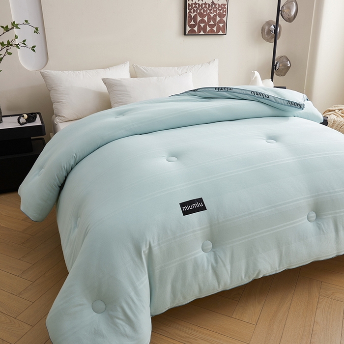 91家纺网 家纺一手货源 找家纺 （总）优雅星家纺 2026新款黑标立体提花大豆被 被子被芯