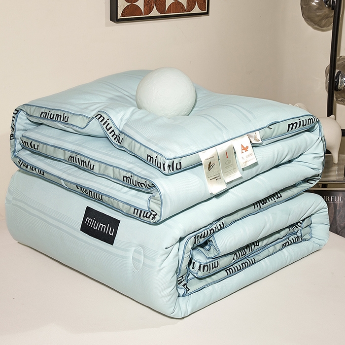 91家纺网 家纺一手货源 找家纺 （总）优雅星家纺 2026新款黑标立体提花大豆被 被子被芯