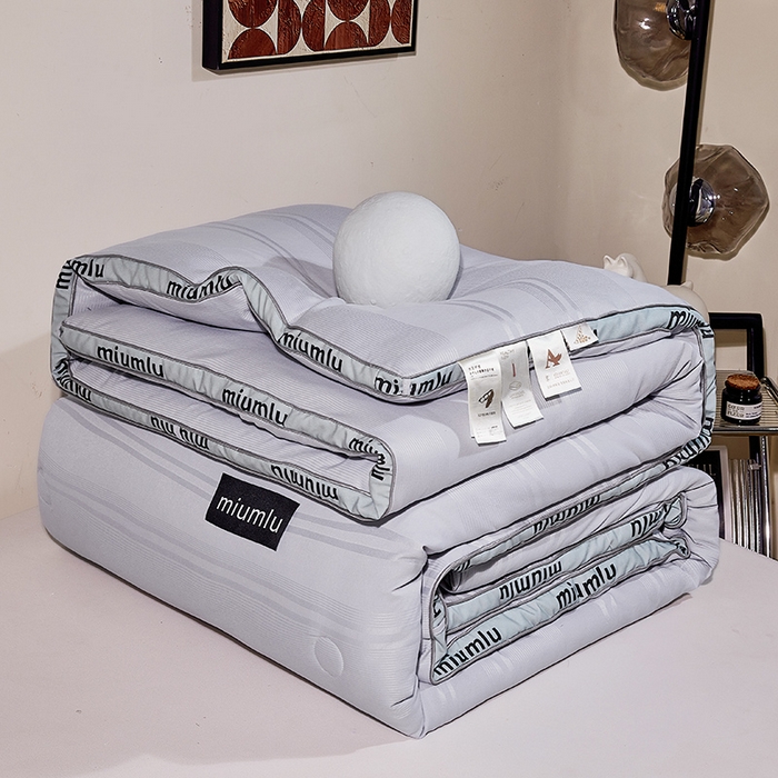 91家纺网 家纺一手货源 找家纺 （总）优雅星家纺 2026新款黑标立体提花大豆被 被子被芯