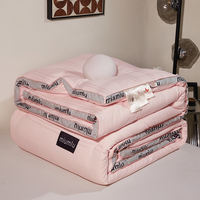 91家纺网 家纺一手货源 找家纺 （总）优雅星家纺 2026新款黑标立体提花大豆被 被子被芯