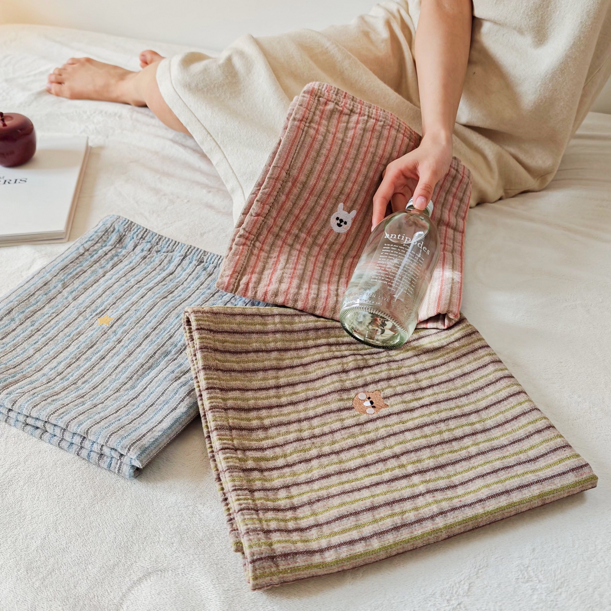 91家纺网 家纺一手货源 找家纺 （总）沐瑟家纺 2026新款格子款枕巾垫巾