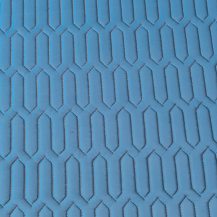 91家纺网 家纺一手货源 找家纺 优雅星家纺 2026新款凉感丝乳胶凉席纯色系列 宝石蓝