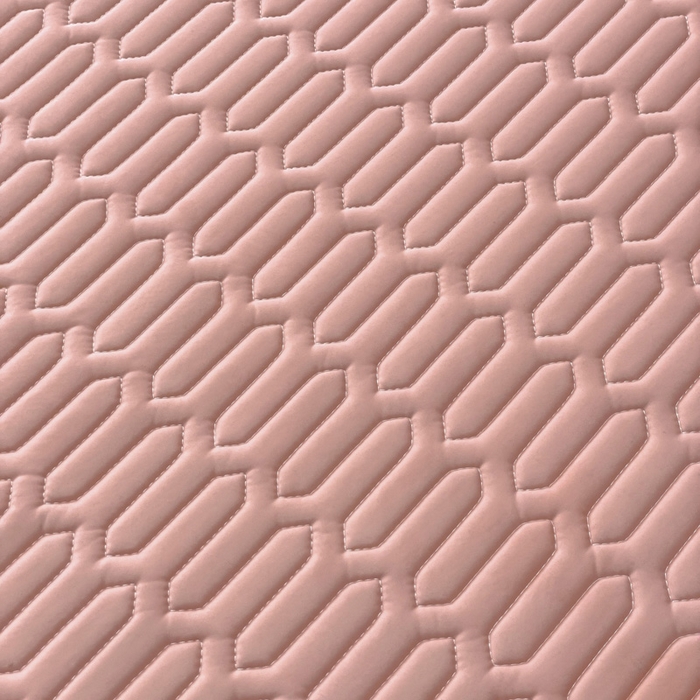 91家纺网 家纺一手货源 找家纺 优雅星家纺 2026新款凉感丝乳胶凉席纯色系列 藕粉