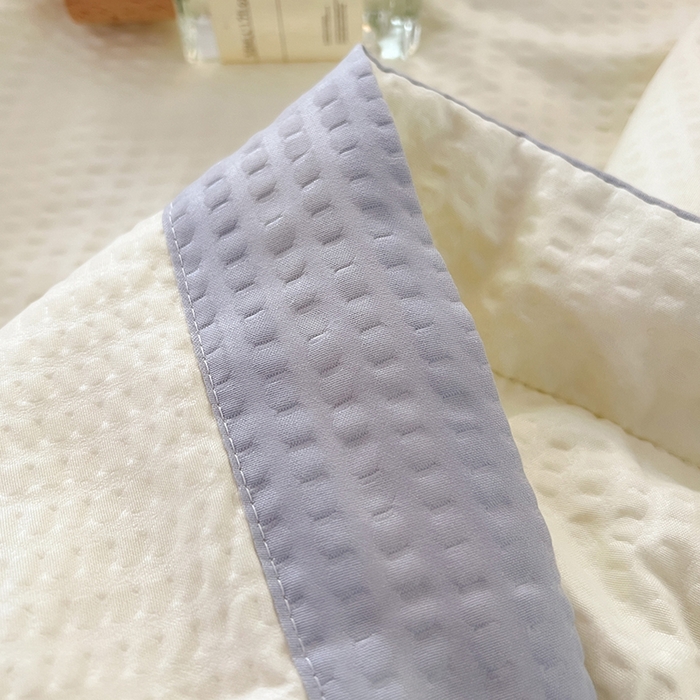 91家纺网 家纺一手货源 找家纺 VIP被业 2026新款原棉水洗大豆夏被空调被夏凉被 米色