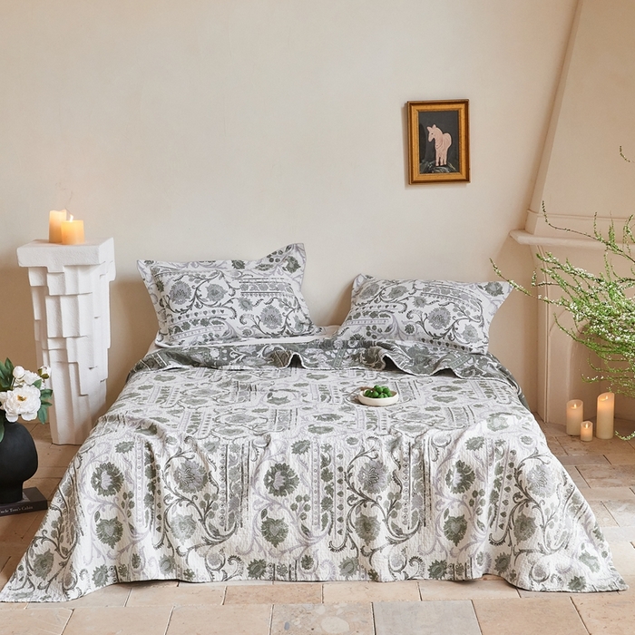 91家纺网 家纺一手货源 找家纺 （总）沐瑟家纺 2026新款床盖三件套