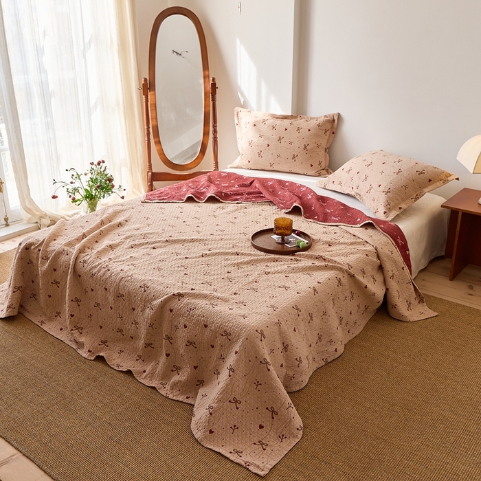 91家纺网 家纺一手货源 找家纺 （总）沐瑟家纺 2026新款床盖三件套