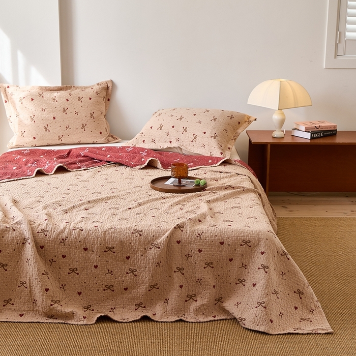 91家纺网 家纺一手货源 找家纺 （总）沐瑟家纺 2026新款床盖三件套