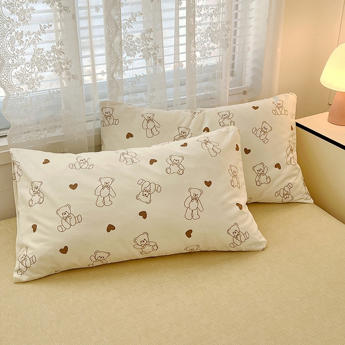 91家纺网 家纺一手货源 找家纺 VIP被业 2026新款新疆棉里外棉全棉空调被夏被夏凉被四件套 爱心熊