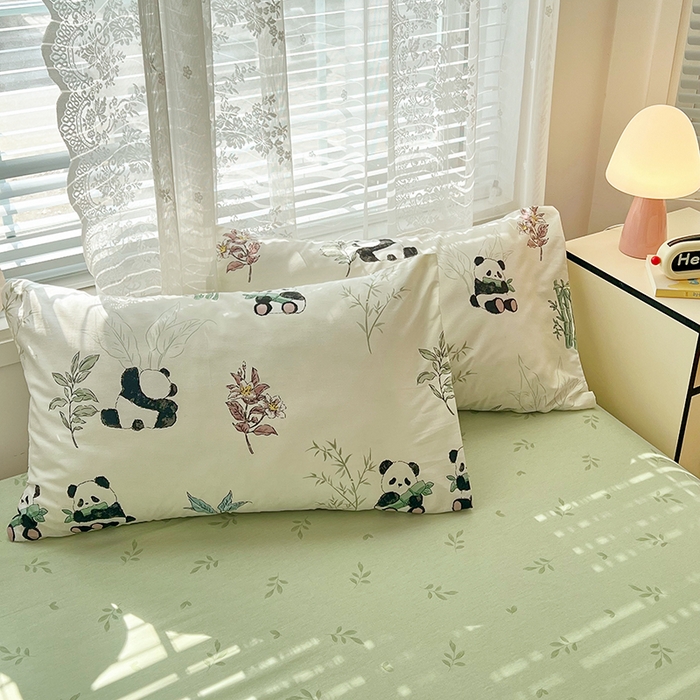 91家纺网 家纺一手货源 找家纺 VIP被业 2026新款新疆棉里外棉全棉空调被夏被夏凉被四件套 萌萌熊