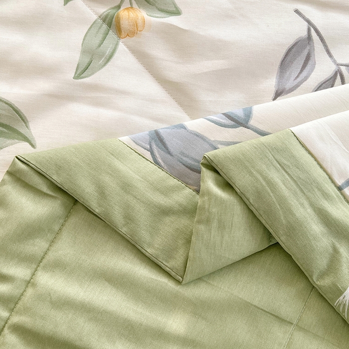 91家纺网 家纺一手货源 找家纺 VIP被业 2026新款新疆棉里外棉全棉空调被夏被夏凉被四件套 若初见