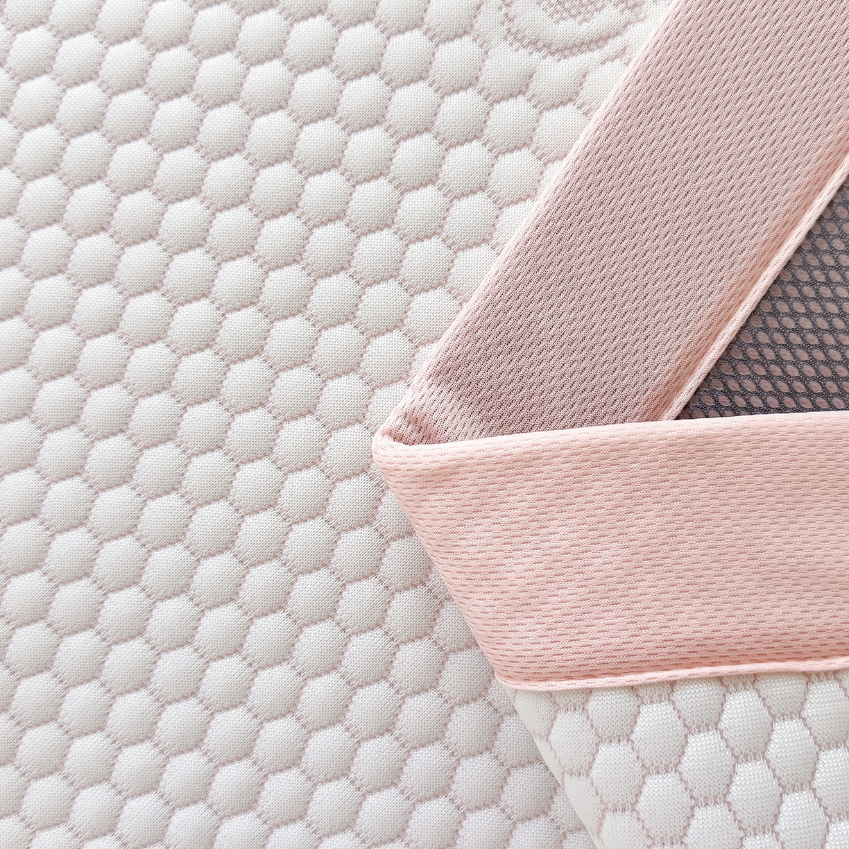 91家纺网 家纺一手货源 找家纺 奇丝雅 2026新款夏季A类冰豆豆凉席冰丝凉席家用冰丝席可机洗水洗单人学生宿舍上下铺寝室 抱抱熊-粉