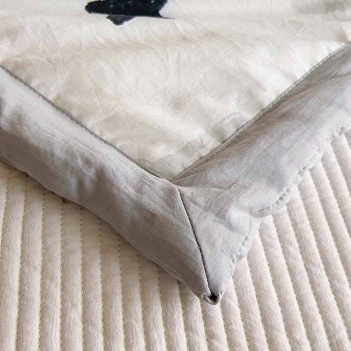 91家纺网 家纺一手货源 找家纺 吉咪兔家纺 2024年新款水洗棉儿童夏凉被婴儿空调被宝宝幼儿园专用大豆芯夏季薄款小被子 可爱狗狗