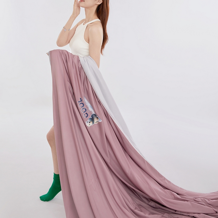 91家纺网 家纺一手货源 找家纺 VIP被业 2026新款西瓜凉感丝夏被夏凉被空调被 香芋紫