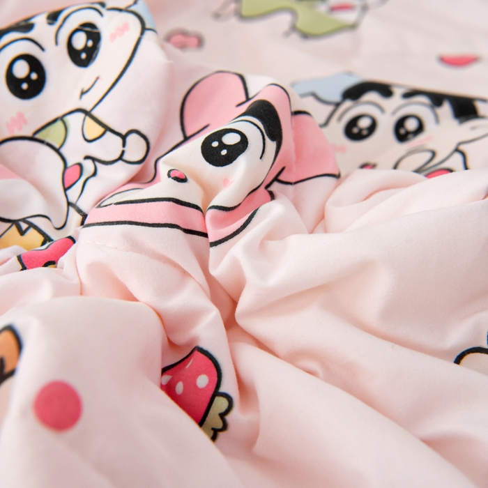 91家纺网 家纺一手货源 找家纺 吉咪兔家纺 2024年新款水洗棉儿童夏凉被婴儿空调被宝宝幼儿园专用大豆芯夏季薄款小被子 开心乐园