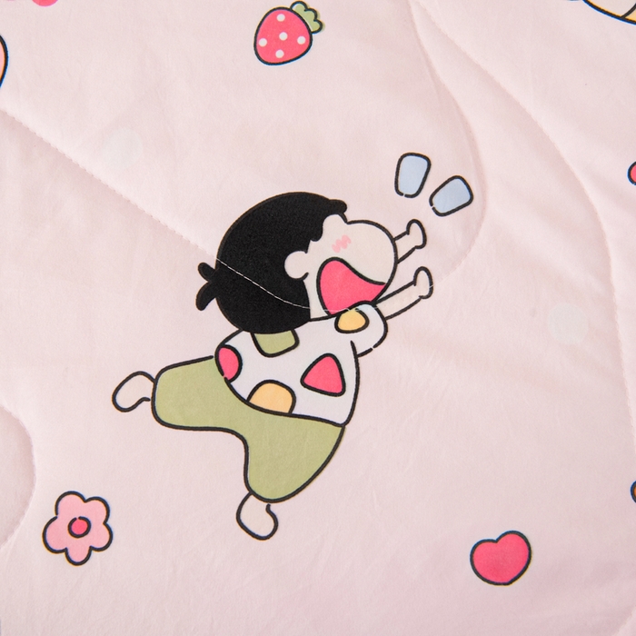 91家纺网 家纺一手货源 找家纺 吉咪兔家纺 2024年新款水洗棉儿童夏凉被婴儿空调被宝宝幼儿园专用大豆芯夏季薄款小被子 开心乐园