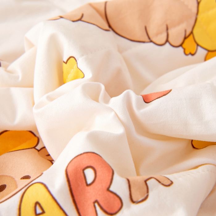 91家纺网 家纺一手货源 找家纺 吉咪兔家纺 2024年新款水洗棉儿童夏凉被婴儿空调被宝宝幼儿园专用大豆芯夏季薄款小被子 小鸭巴拉