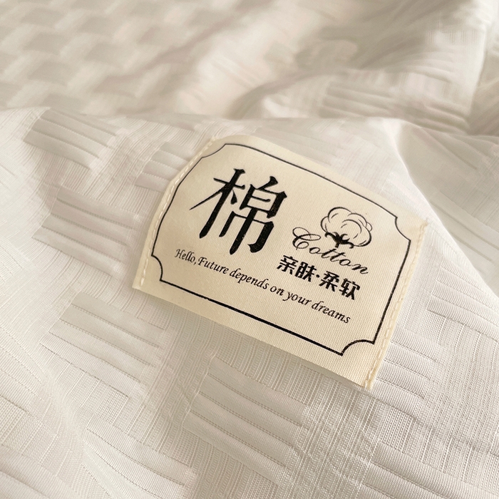 91家纺网 家纺一手货源 找家纺 VIP被业 2026新款A类无印风格棉花夏被夏凉被水洗棉针织棉凉感空调被 海天蓝