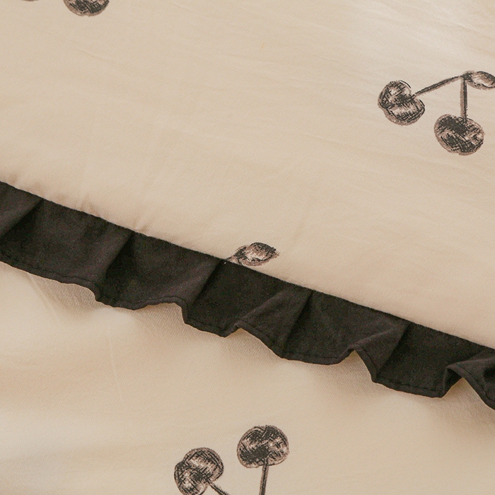 91家纺网 家纺一手货源 找家纺 薇玛仕 2026新款韩版宽边水洗棉大豆夏被赫本风亲肤柔软夏季薄被子 赫本-小樱桃