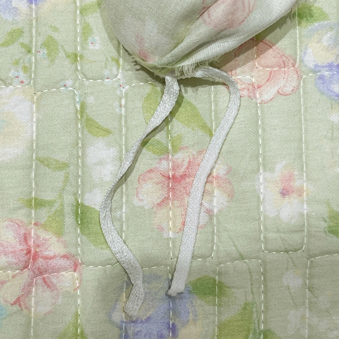 91家纺网 家纺一手货源 找家纺 简一 2026新款全棉床盖四件套春晓绿