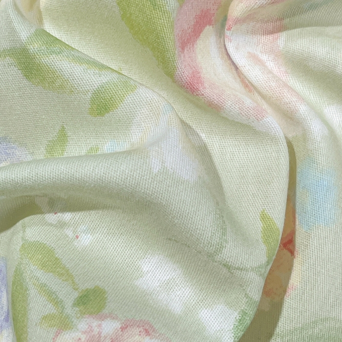 91家纺网 家纺一手货源 找家纺 简一 2026新款全棉床盖四件套春晓绿