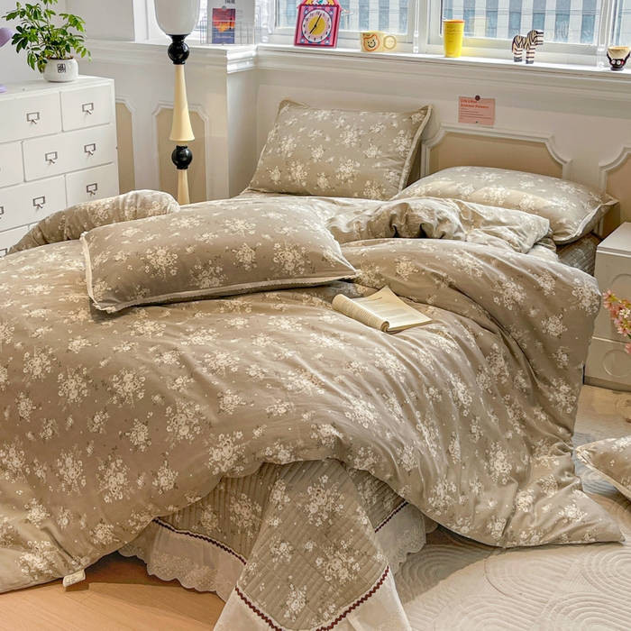 简一 2026新款全棉床盖四件套唐顿庄园