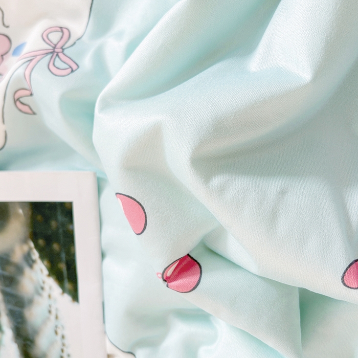 91家纺网 家纺一手货源 找家纺 （总）优雅星家纺 2026新款A类针织棉三丽鸥正版夏被儿童卡通牛奶丝凉感夏凉被