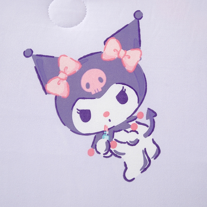 91家纺网 家纺一手货源 找家纺 优雅星家纺 2026新款A类针织棉三丽鸥正版夏被儿童卡通牛奶丝凉感夏凉被 库洛米-紫