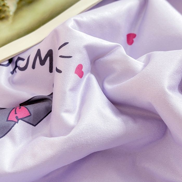 91家纺网 家纺一手货源 找家纺 优雅星家纺 2026新款A类针织棉三丽鸥正版夏被儿童卡通牛奶丝凉感夏凉被 樱桃库洛米