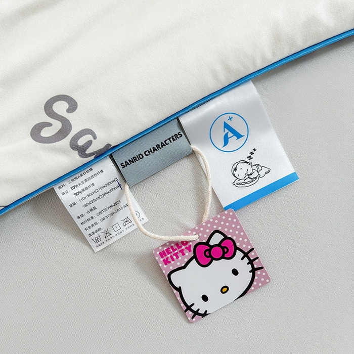 91家纺网 家纺一手货源 找家纺 优雅星家纺 2026新款A类针织棉三丽鸥正版夏被儿童卡通牛奶丝凉感夏凉被 三丽鸥家族