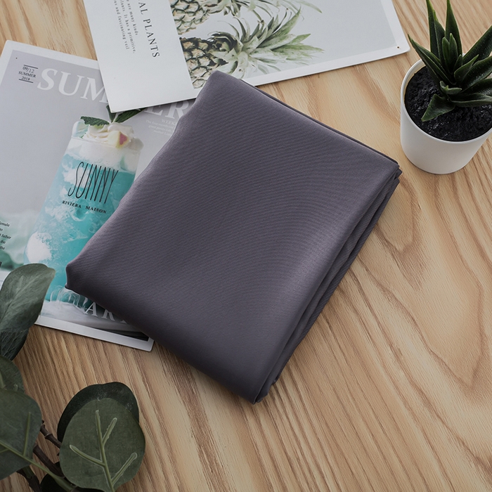 91家纺网 家纺一手货源 找家纺 恩和家纺 2026新款简约竹纤维单枕套枕套单件单品枕套 灰色