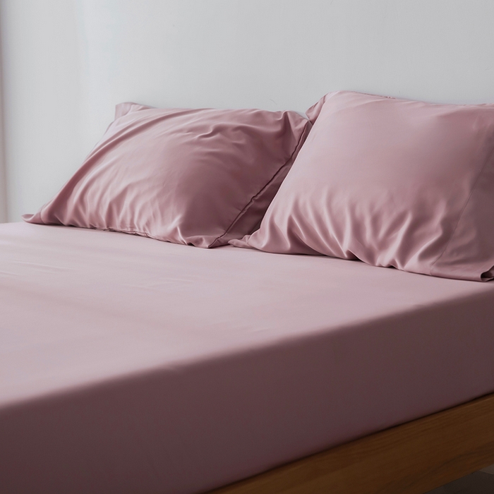 91家纺网 家纺一手货源 找家纺 恩和家纺 2026新款简约竹纤维单枕套枕套单件单品枕套 米粉