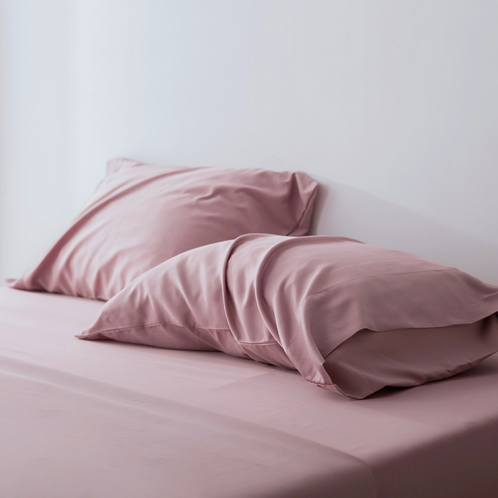 91家纺网 家纺一手货源 找家纺 恩和家纺 2026新款简约竹纤维单枕套枕套单件单品枕套 米粉