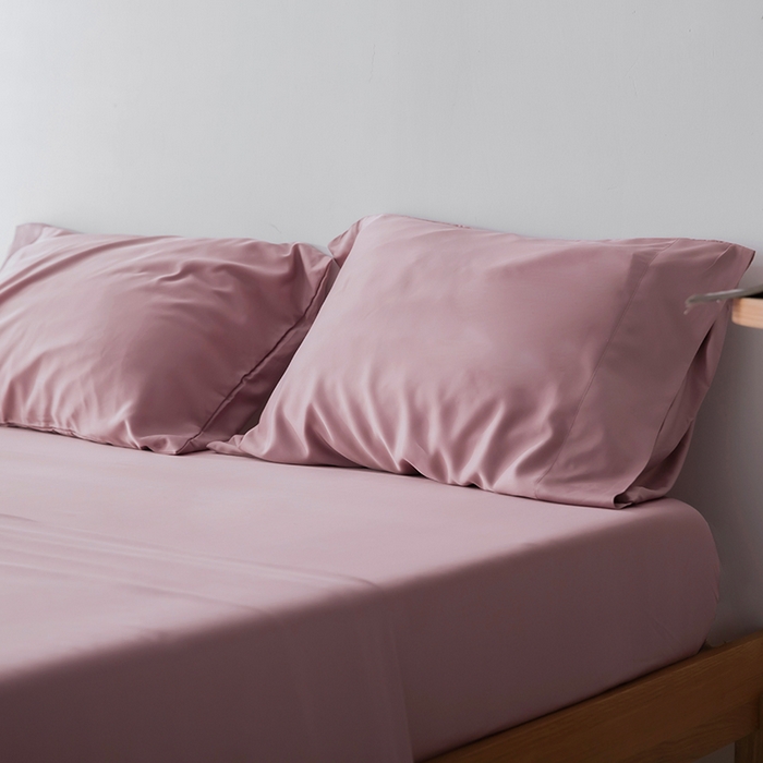 91家纺网 家纺一手货源 找家纺 恩和家纺 2026新款简约竹纤维单枕套枕套单件单品枕套 米粉