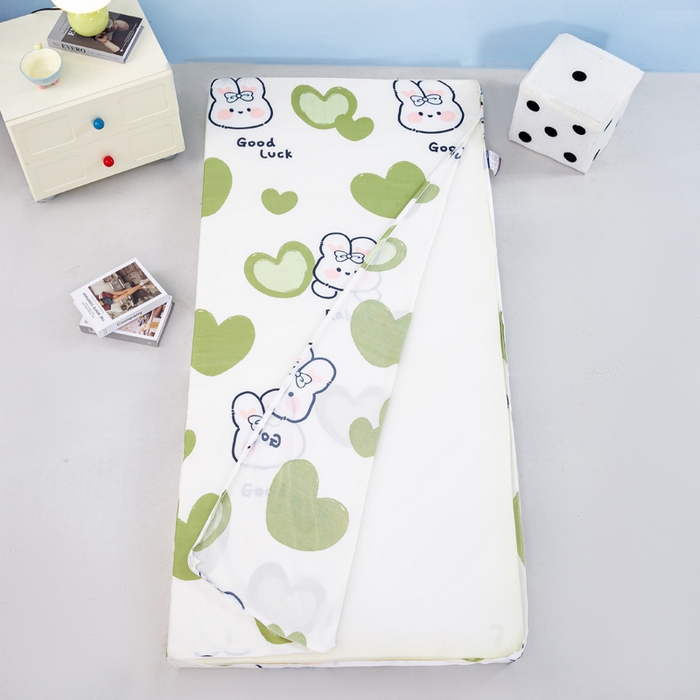 91家纺网 家纺一手货源 找家纺 优雅星家纺 2026新款亲肤磨毛抗压海绵床垫学生床褥子床垫 海绵兔兔