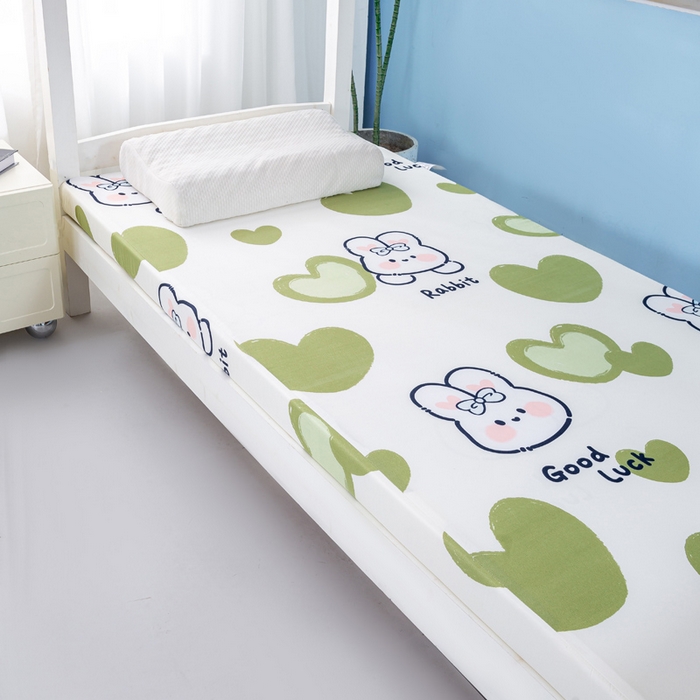 91家纺网 家纺一手货源 找家纺 优雅星家纺 2026新款亲肤磨毛抗压海绵床垫学生床褥子床垫 海绵兔兔