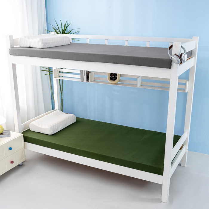 91家纺网 家纺一手货源 找家纺 优雅星家纺 2026新款亲肤磨毛抗压海绵床垫学生床褥子床垫 海绵军绿