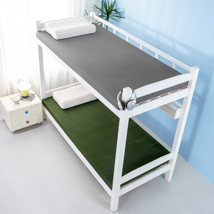 91家纺网 家纺一手货源 找家纺 优雅星家纺 2026新款亲肤磨毛抗压海绵床垫学生床褥子床垫 海绵军绿