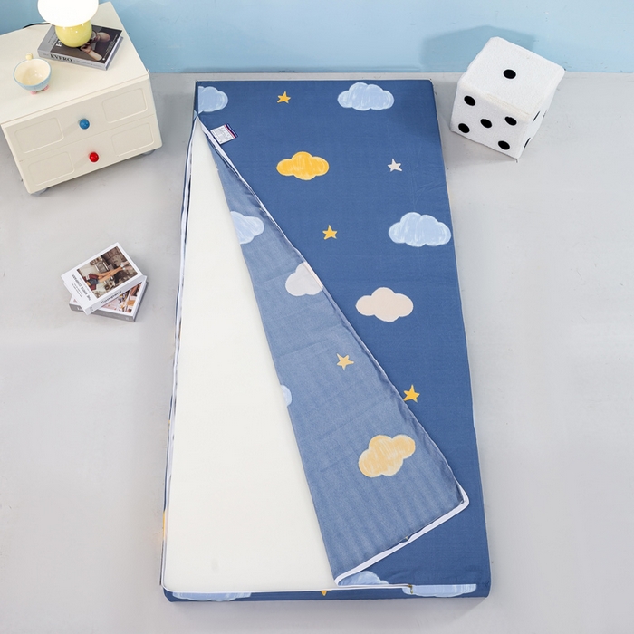 91家纺网 家纺一手货源 找家纺 优雅星家纺 2026新款亲肤磨毛抗压海绵床垫学生床褥子床垫 海绵星云