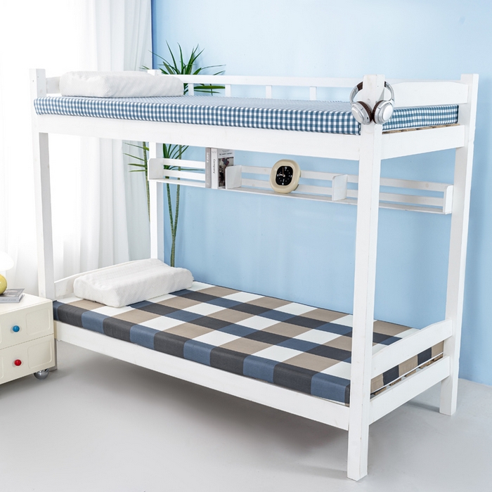 91家纺网 家纺一手货源 找家纺 优雅星家纺 2026新款亲肤磨毛抗压海绵床垫学生床褥子床垫 海绵蓝格