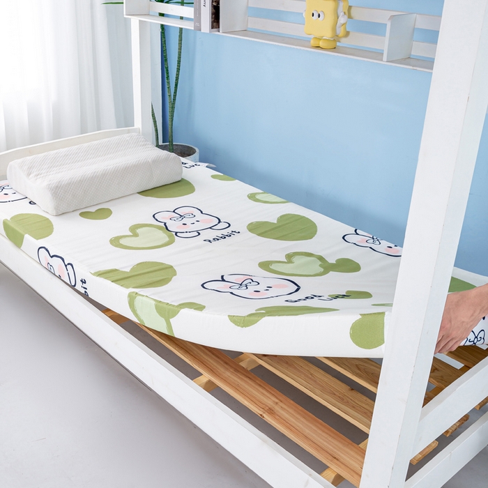 91家纺网 家纺一手货源 找家纺 优雅星家纺 2026新款亲肤磨毛抗压海绵床垫学生床褥子床垫 海绵兔兔