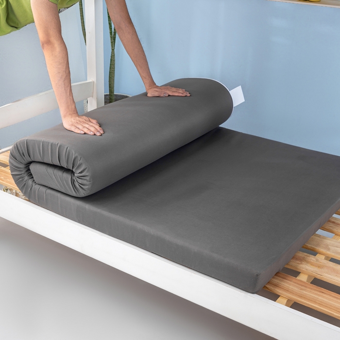 91家纺网 家纺一手货源 找家纺 优雅星家纺 2026新款亲肤磨毛抗压海绵床垫学生床褥子床垫 海绵灰