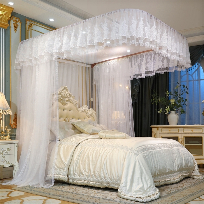 91家纺网 家纺一手货源 找家纺 （总）舞夜盛世 2026新款镜花水月轨道蚊帐系列--图一