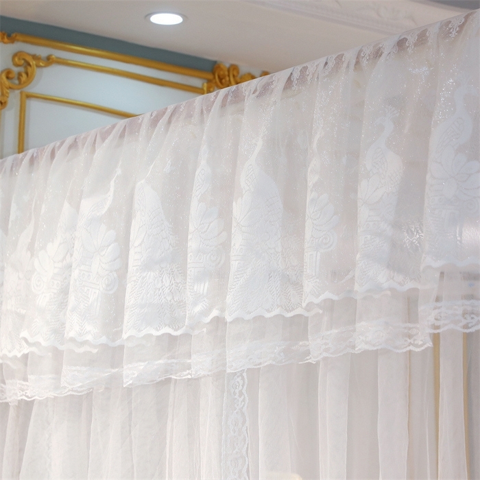 91家纺网 家纺一手货源 找家纺 （总）舞夜盛世 2026新款镜花水月轨道蚊帐系列--图一