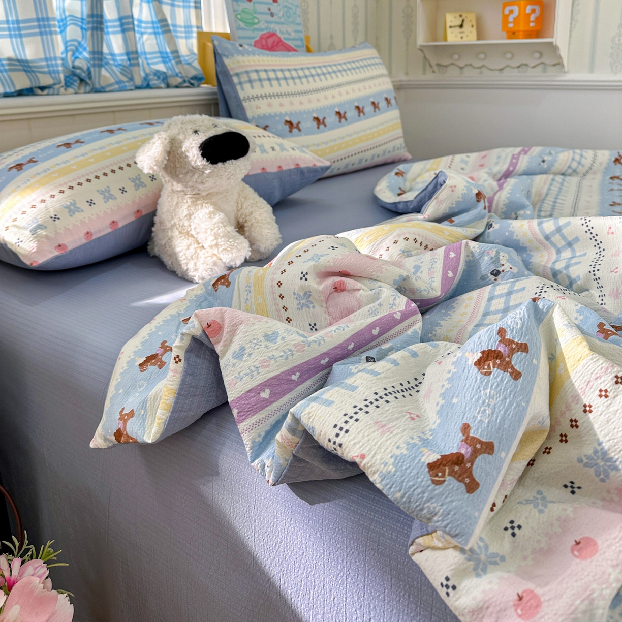 91家纺网 家纺一手货源 找家纺 （总）N先生+V 13814689556 发大图/买家秀 2026春夏新款A类泡芙双层纱夏被系列夏凉被空调被