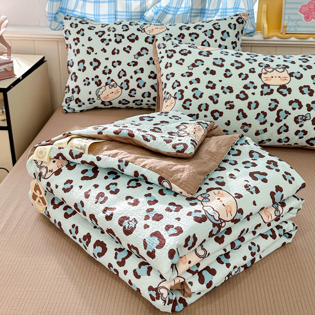 91家纺网 家纺一手货源 找家纺 （总）N先生+V 13814689556 发大图/买家秀 2026春夏新款A类泡芙双层纱夏被系列夏凉被空调被